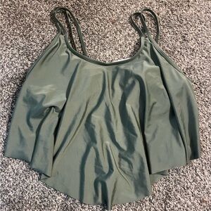 Green Swim Top